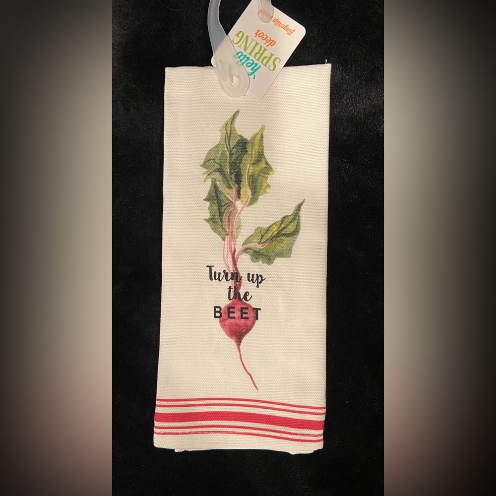 Vegetable Pun Fingertip Towel